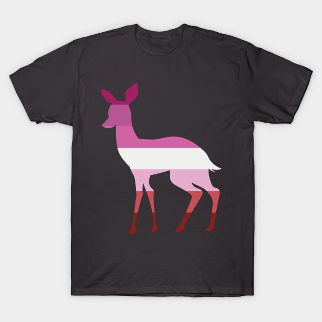 Lesbian Pride Doe T-Shirt by GeorgiaGoddard